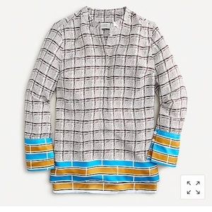 NWT J. Crew Collection Silk Tunic